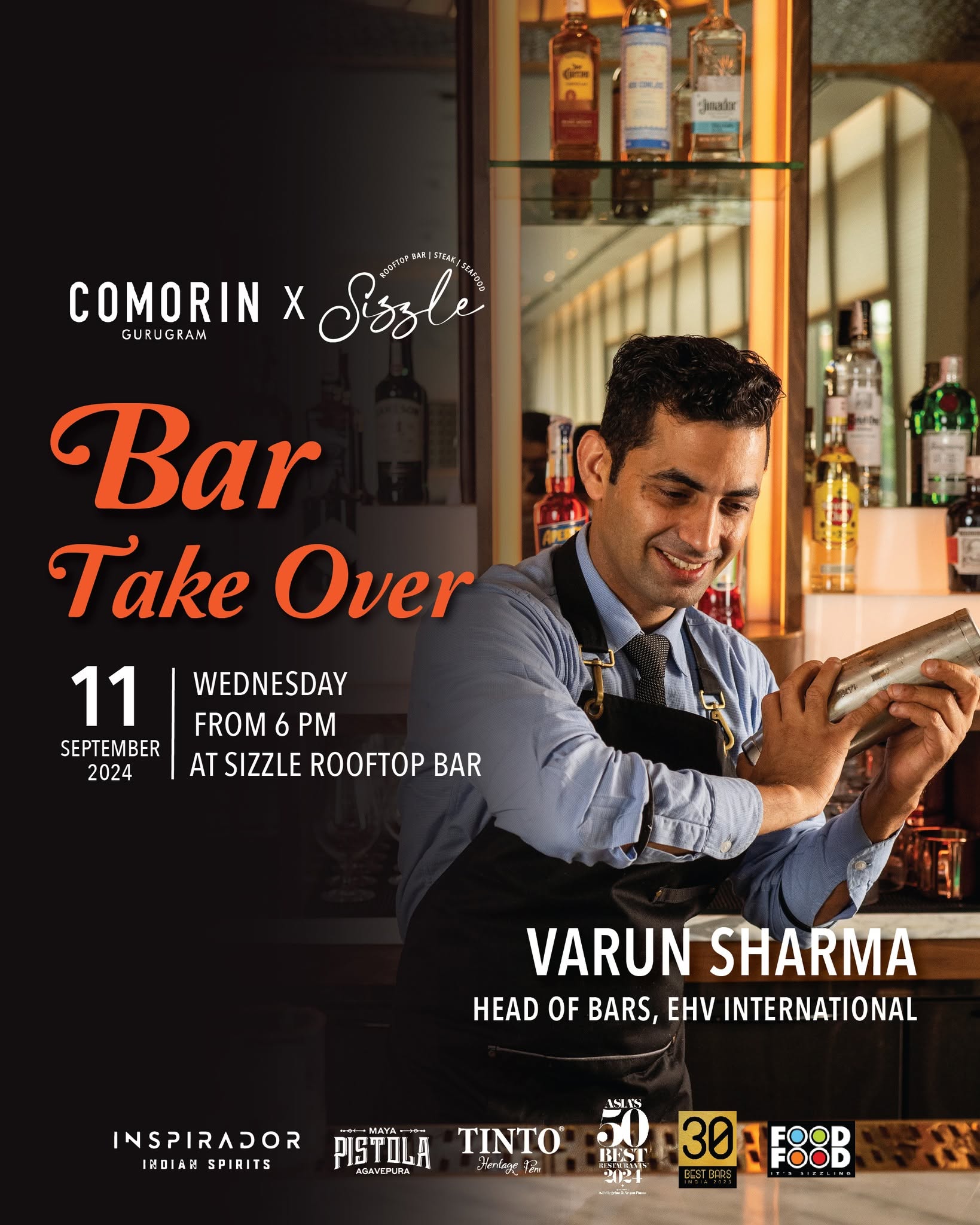 Comorin Bar Takeover at Sizzle Rooftop Bar Phuket